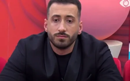 Caos in diretta al "Grande Fratello Vip" albanese: concorrente arrestato durante la puntata!