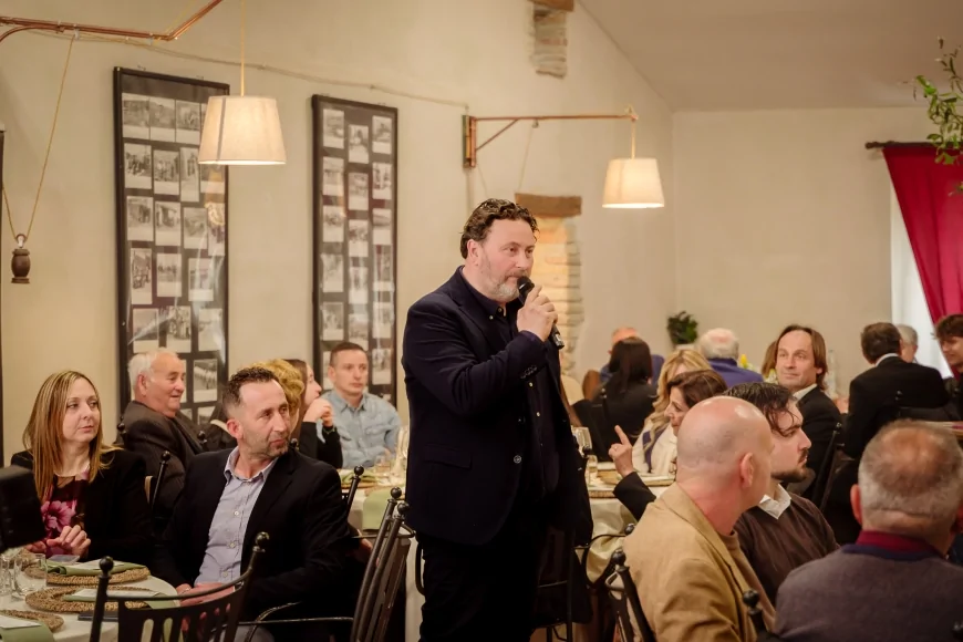 RASPELLI- A Collazzone (Perugia) è nato un nuovo olio: Crema di Moraiolo da 20 produttori- Testimonial Edoardo Raspelli
