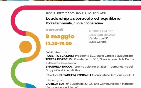 Convegno BCC: Leadership autorevole ed equilibrio. Forza femminile, cuore cooperativo