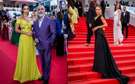 Cannes, Via Lemann e Selim Bayraktar incantano il red carpet tra stile e carisma