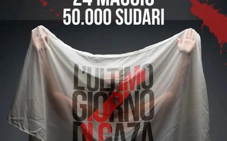 Un Sudario per Gaza – Esponi un Lenzuolo Bianco per la Pace | 24 Maggio