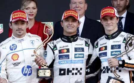 F1 Monaco 2025: Trionfo di Norris, Leclerc secondo tra gli applausi di casa