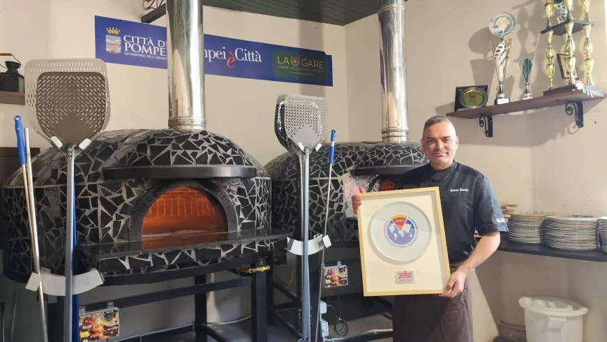 Gaetano Contaldo sul podio al Campionato Mondiale della Pizza | La Gare Pompei