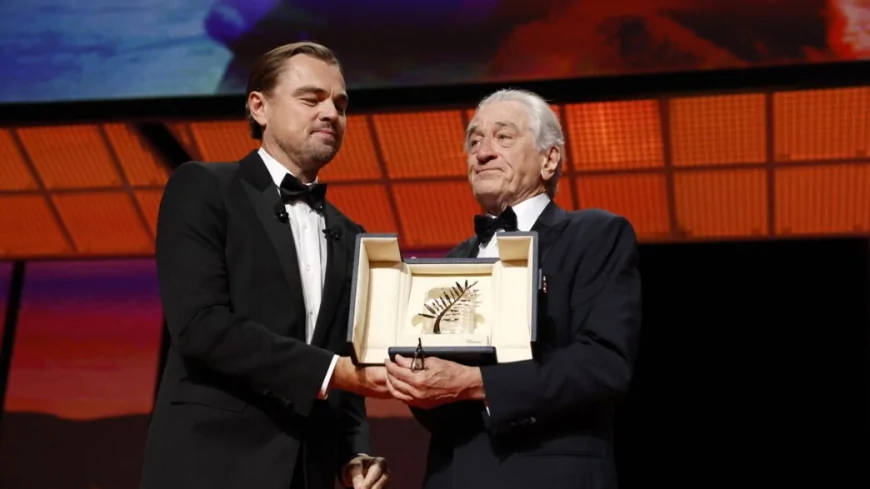 Due icone, un abbraccio: De Niro e DiCaprio magnetizzano Cannes