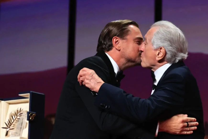 Due icone, un abbraccio: De Niro e DiCaprio magnetizzano Cannes