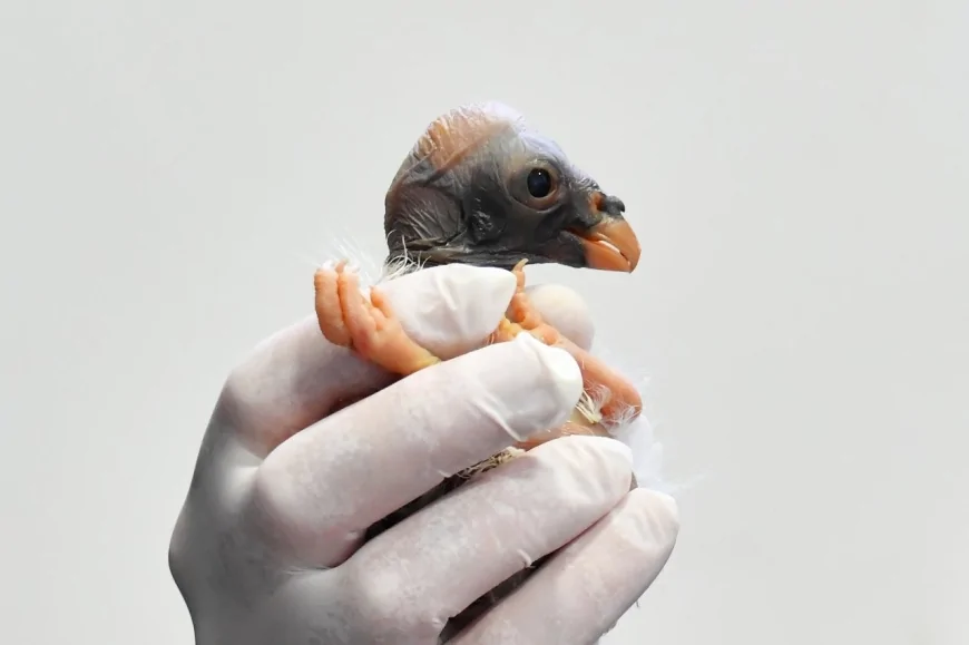 Rara Nascita di Avvoltoio Papa al Bioparco di Roma