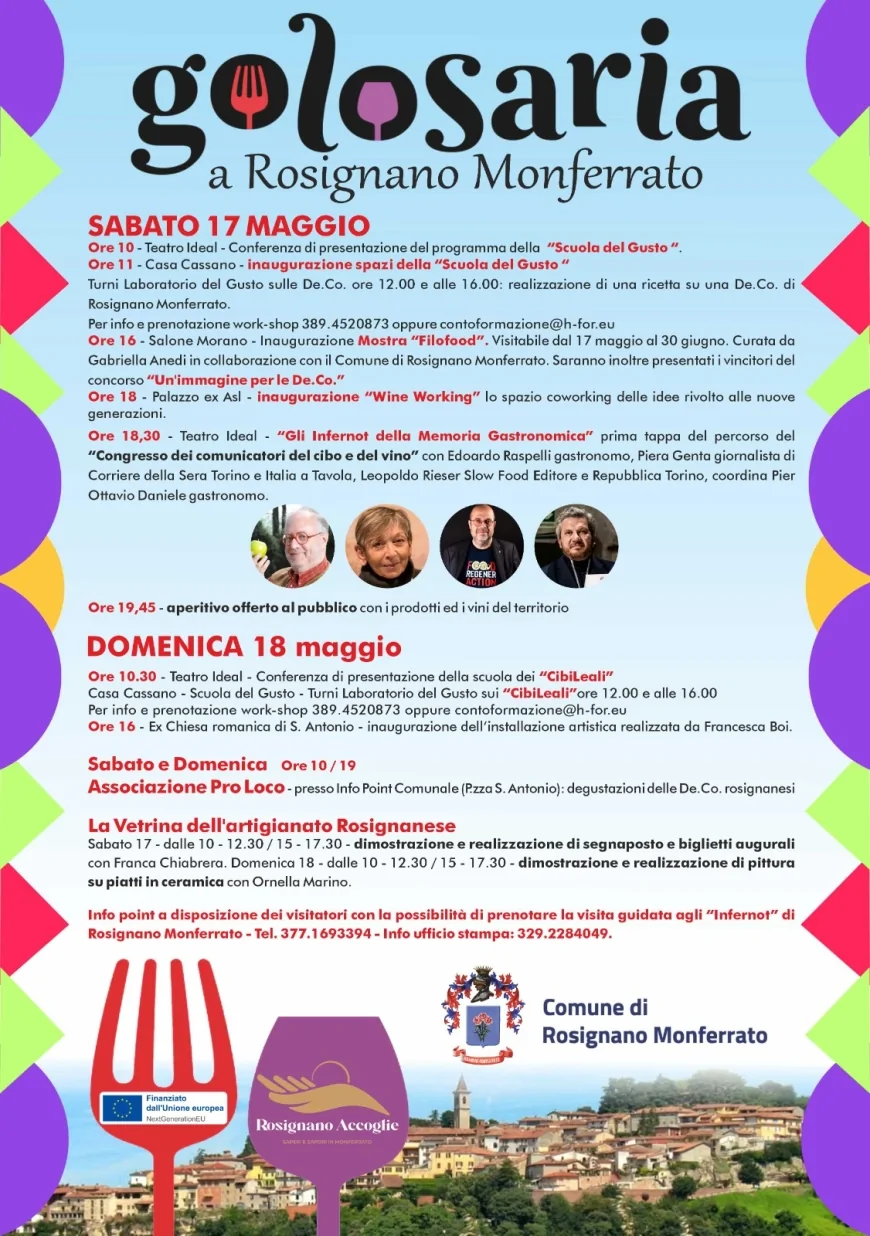 “La Due Giorni della Gola” – Rosignano Monferrato, 17-18 Maggio 2025