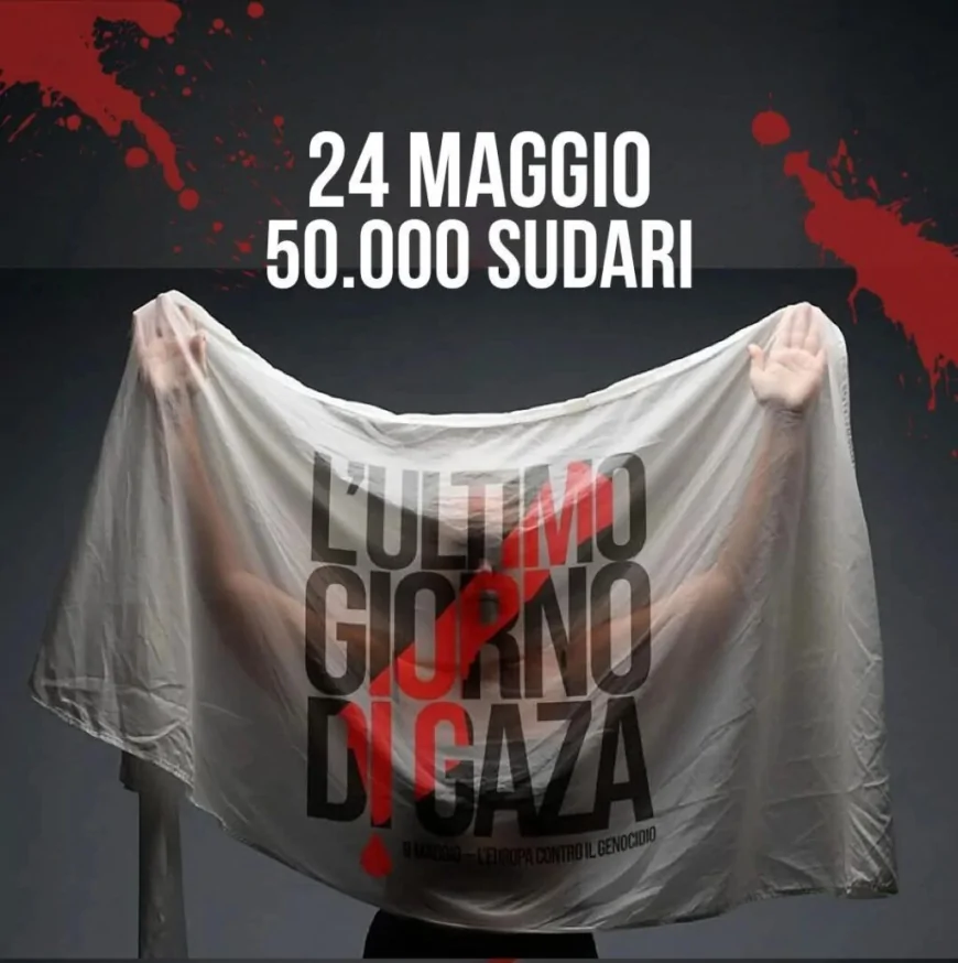 Un Sudario per Gaza – Esponi un Lenzuolo Bianco per la Pace | 24 Maggio