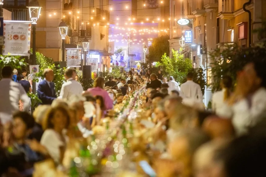 Massa Lubrense: La Tavola dei 300 tra Gusto, Tradizione e Solidarietà – Giugno 2025