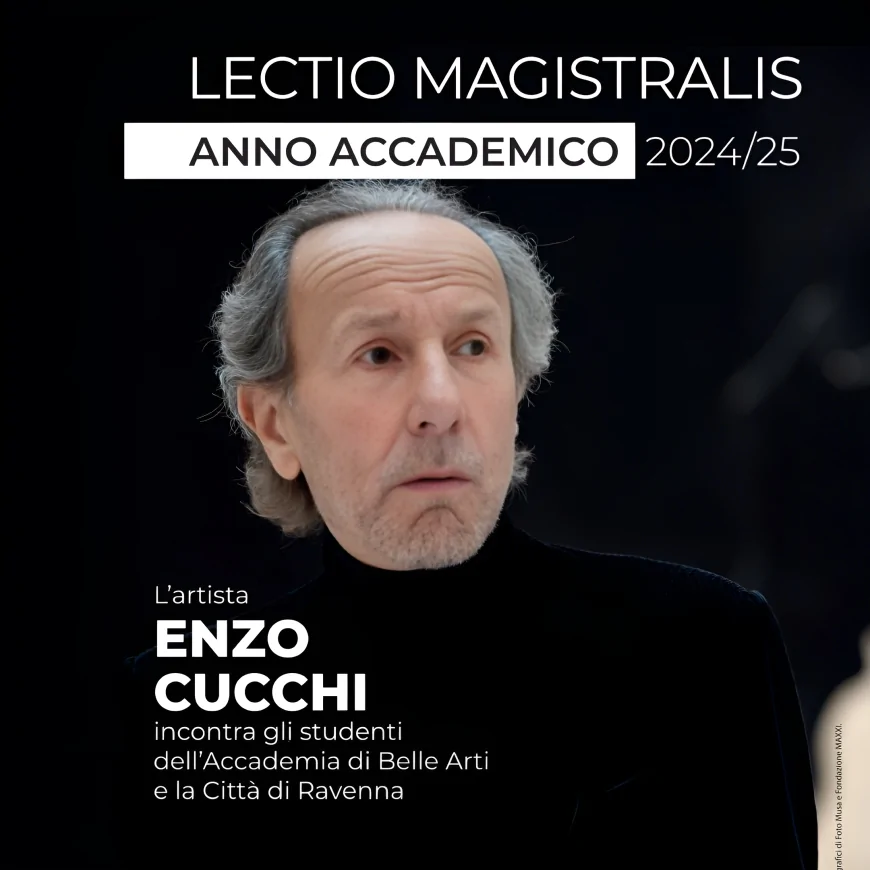 Enzo Cucchi a Ravenna: Lectio Magistralis all’Accademia di Belle Arti – 30 maggio 2025