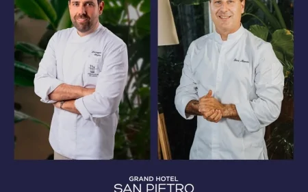 “Due mondi, una tavola”: incontro tra alta cucina e pizza al Grand Hotel San Pietro