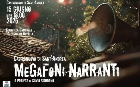 Silvio Giordano dà voce a Castronuovo con l’opera “Megafoni”