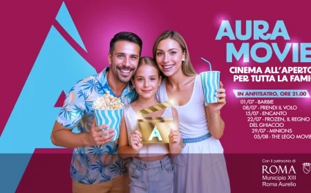 Aura Movies 2025: cinema sotto le stelle per tutta la famiglia a Valle Aurelia