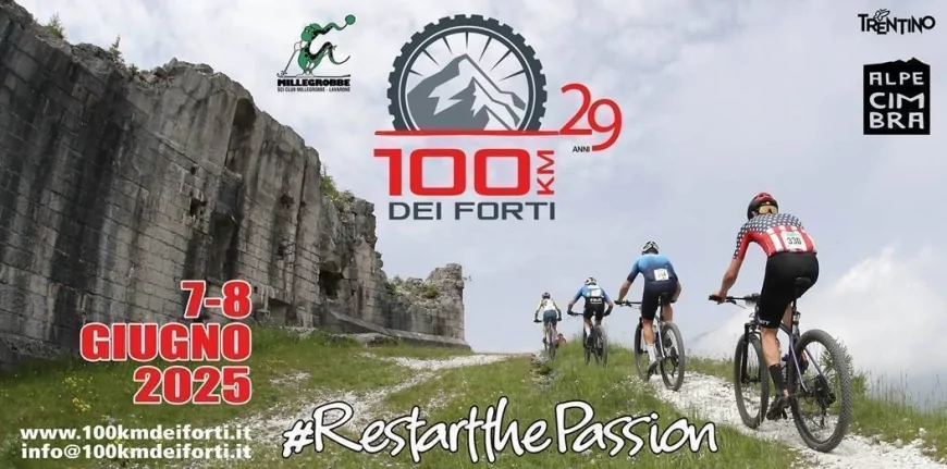 100 Km dei Forti e Nosellari Bike 2025: spettacolo MTB in Alpe Cimbra