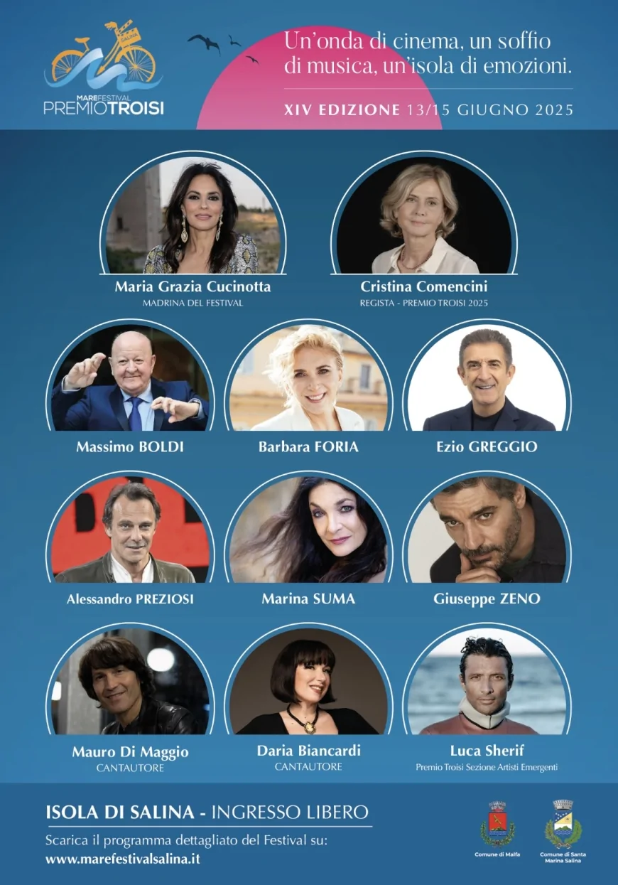 Marefestival Premio Troisi 2025: Alessandro Preziosi e Giuseppe Zeno premiati a Salina
