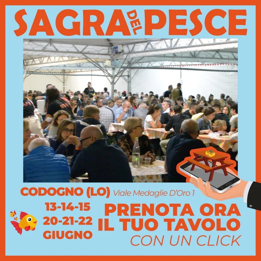 Codogno: successo per la Sagra del Pesce 2025