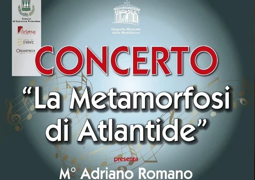 Il Mito di Atlantide in concerto al Tempio della Maddalena – 18 giugno 2025