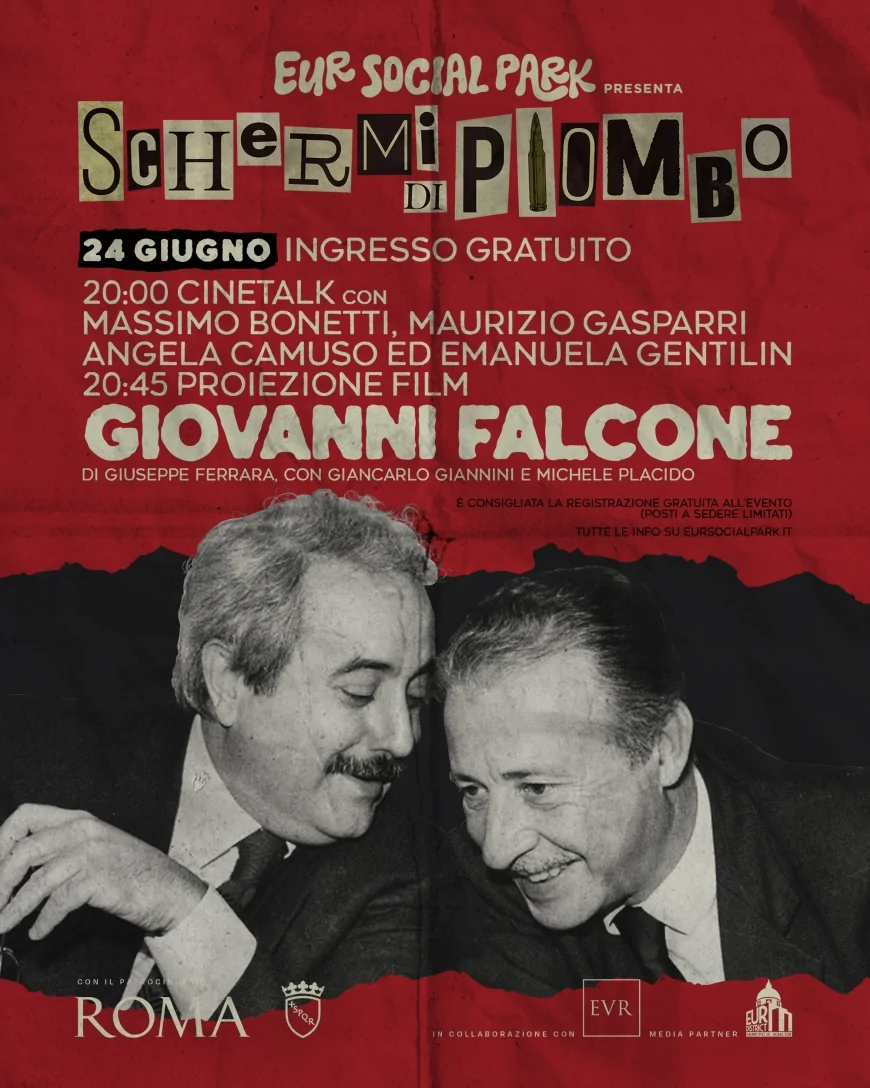 Schermi di Piombo: Falcone e Buscetta protagonisti delle serate gratuite all’Eur Social Park