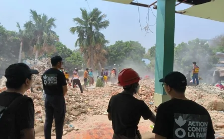 Myanmar: la risposta di Azione Contro la Fame dopo il terremoto