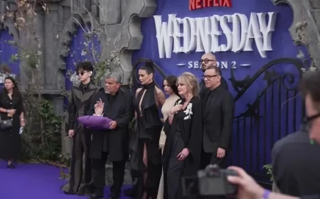 Mercoledì 2: red carpet a Londra per la seconda stagione