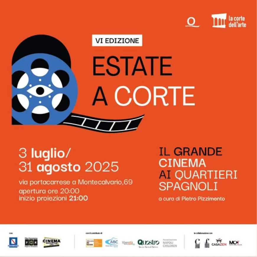 ESTATE A CORTE 2025 - A Foqus il grande cinema italiano ed internazionale
