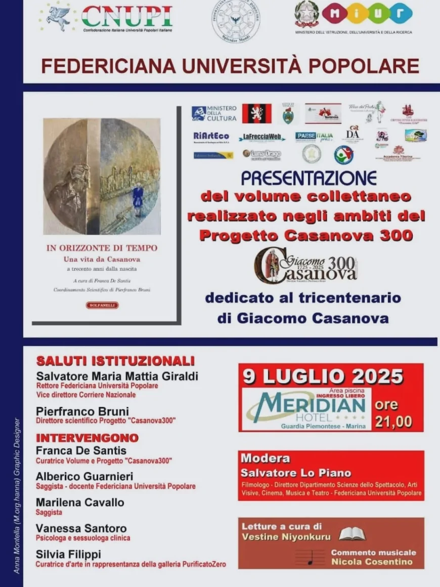 Celebrazioni di Giacomo Casanova in Calabria nel Trecentesimo della nascita - Evento a Guardia Piemontese Marina
