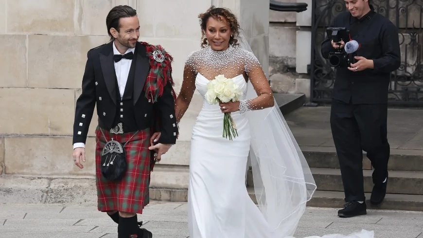 Mel B sposa Rory McPhee: abito ispirato a Lady Diana e nozze a St. Paul