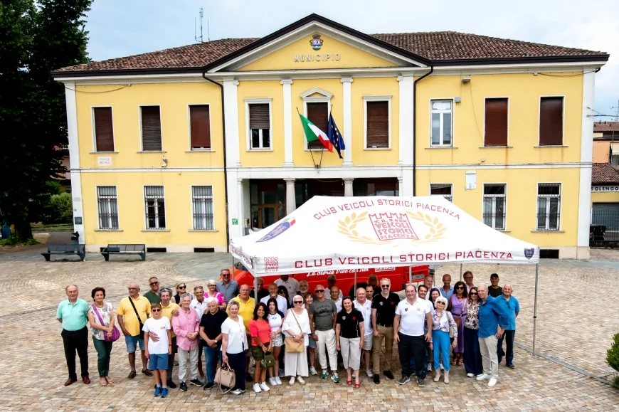 Auto d’epoca: a Gossolengo il raduno del Club Veicoli Storici Piacenza