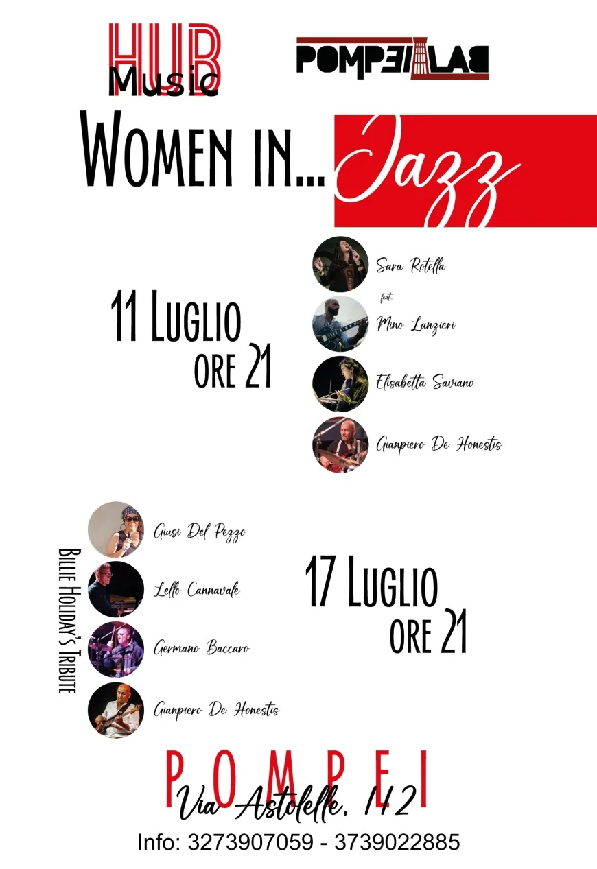 Pompei Inn Jazz 2025: quattro serate di grande jazz a Pompei