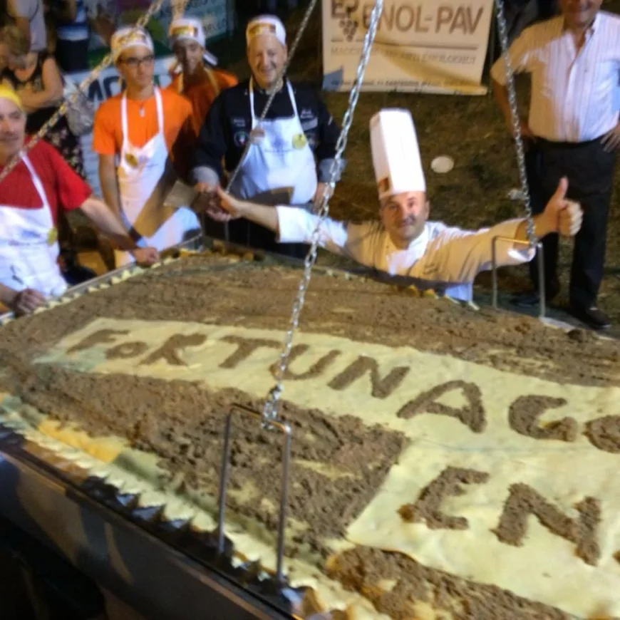 Fortunago Enjoy 2025: Guinness con l’Agnolotto più grande al mondo