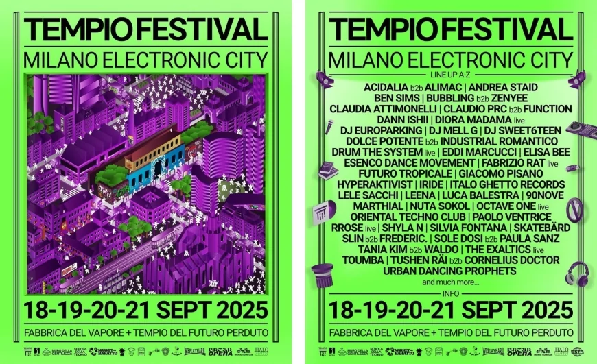 Tempio Festival 2025: il programma Sala Nera a Milano con Urban Dancing Prophets