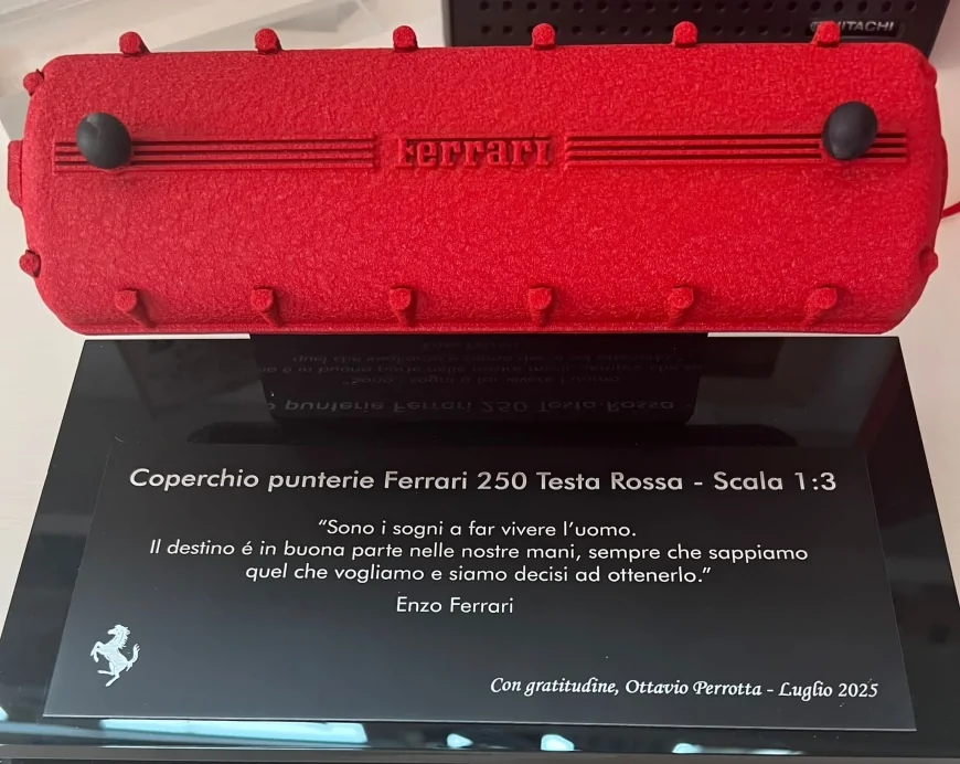 Museo del Calcio Santa Maria di Castellabate: donato il cimelio Ferrari