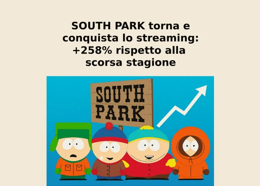 South Park record streaming: +258% rispetto alla scorsa stagione