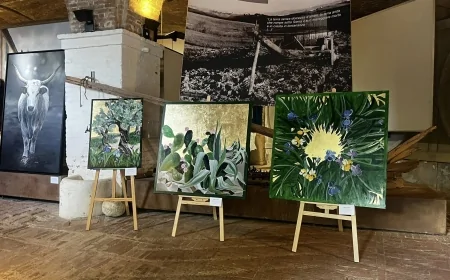 Elena Conti Arte: Mostra Sensoriale tra Pittura e Gastronomia a Porto Cervo