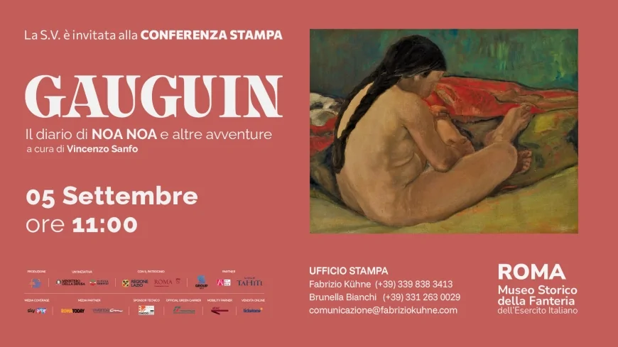 Mostra Gauguin a Roma 2025: “Il diario di Noa Noa” al Museo Storico della Fanteria