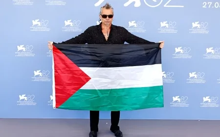Mostra del Cinema di Venezia 2025, Piero Pelù su Gaza: “People Have the Power”