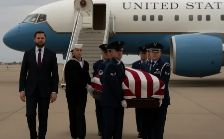 JD Vance accompagna la bara di Charlie Kirk: Trump sarà ai funerali in Arizona