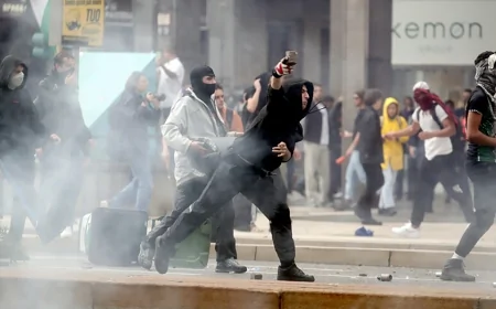 Proteste per Gaza: cortei degenerano in scontri e devastazioni in città