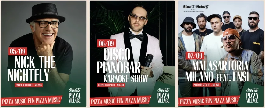 Coca-Cola Pizza Village Milano 2025 | Food Festival, Pizza & Musica Live