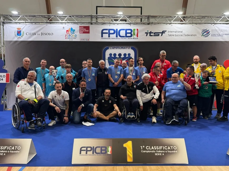 Jesolo 2025: Campionato Italiano Paralimpico di Calcio Balilla a Squadre