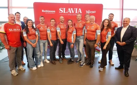 Slavia Pojistovna Robinson Trentino: presentato il nuovo team a Praga