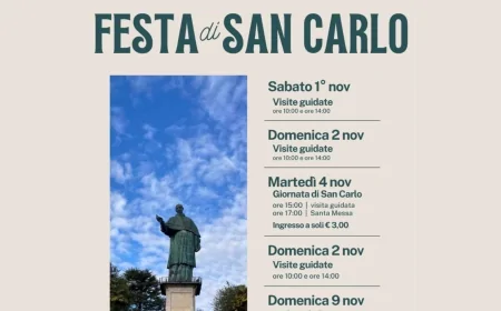 Novembre in Festa al SanCarlone di Arona | Visite guidate, celebrazioni e castagnata