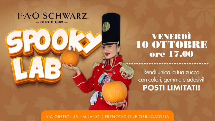 FAO Schwarz e La Campanella inaugurano Halloween con lo Spooky Lab a Milano