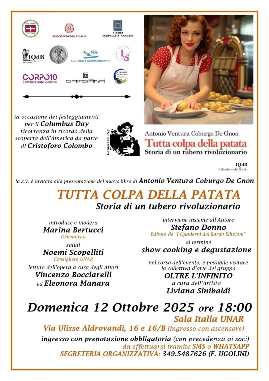 Columbus Day Roma: “Tutta colpa della patata” – 12/10/2025