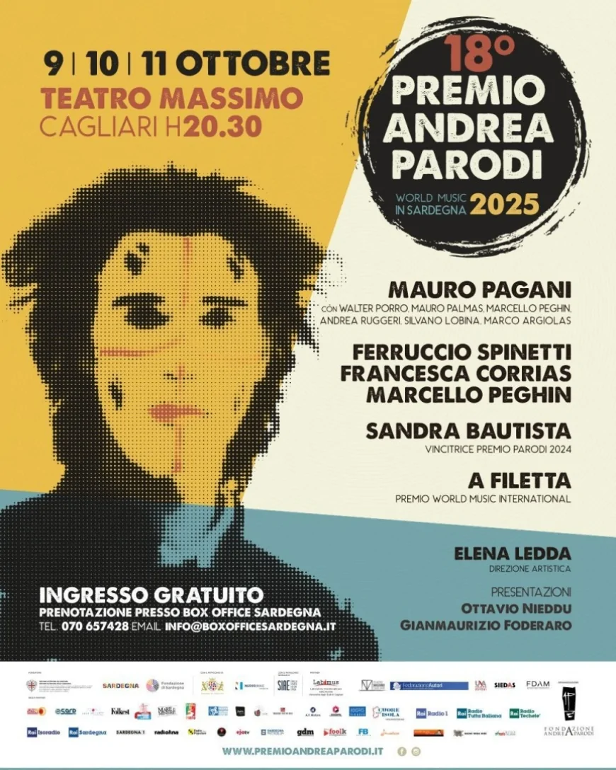 Premio Andrea Parodi 2025: la World Music protagonista al Teatro Massimo di Cagliari
