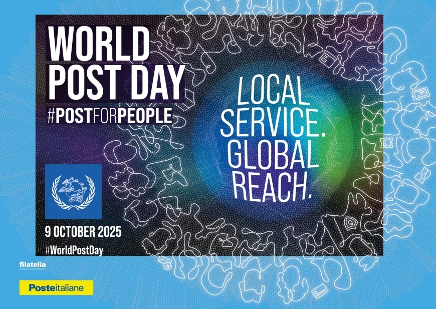 Poste Italiane celebra la Giornata Mondiale della Posta 2025 con cartolina e annulli speciali