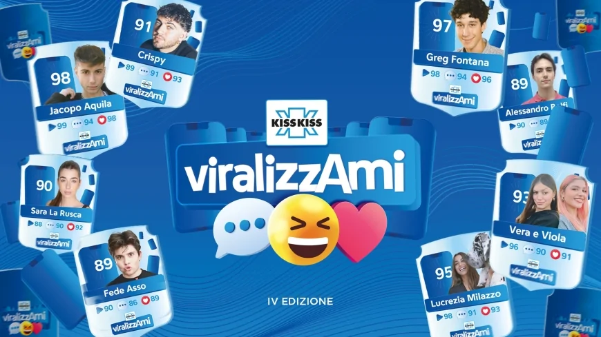 Radio Kiss Kiss presenta ViralizzAmi 4 – Il social talent show 2025