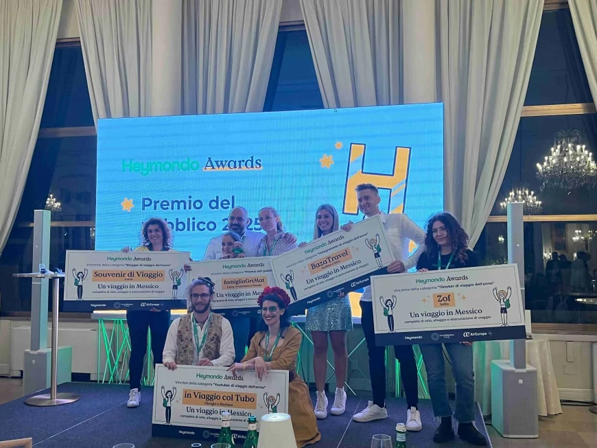 Heymondo Awards 2025 – I migliori travel content creator d’Italia premiati a Rimini