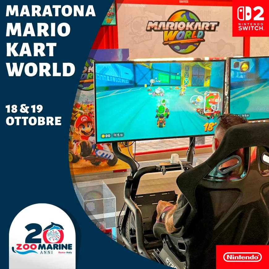 Halloween 2025 a Zoomarine: Festival Fantastica…Mente e Maratona Mario Kart World gratuita