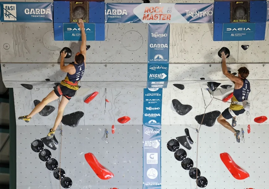 Ondra e Raboutou infiammano il Rock Master di Arco 2025